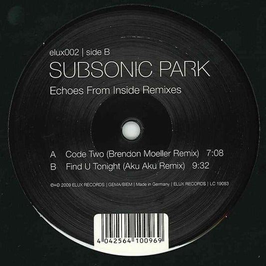 Subsonic Park – Echoes From Inside Remixes