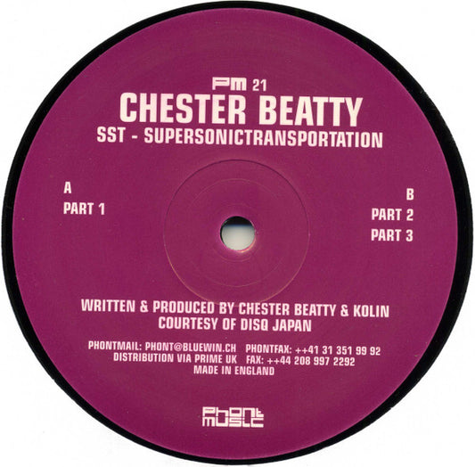 Chester Beatty ‎– SST - Supersonictransportation