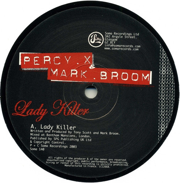 Percy X & Mark Broom – Lady Killer