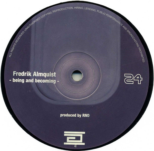 Fredrik Almquist ‎– Being And Becoming