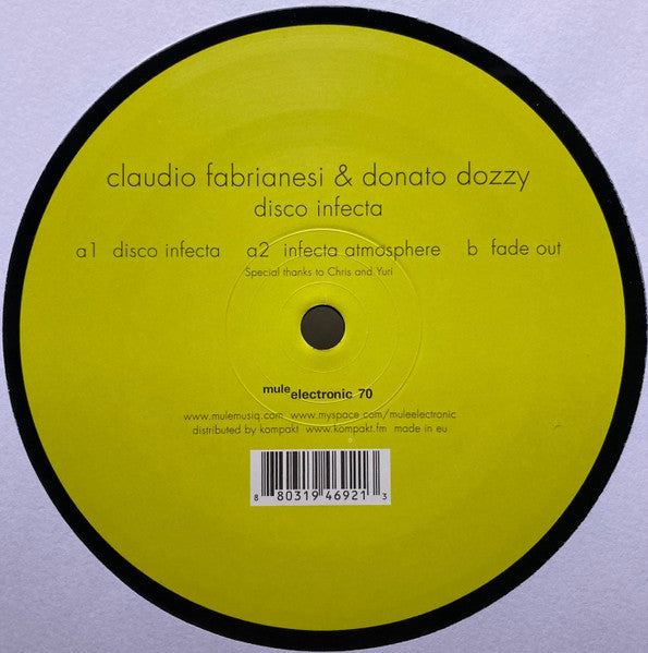 Claudio Fabrianesi & Donato Dozzy – Disco Infecta