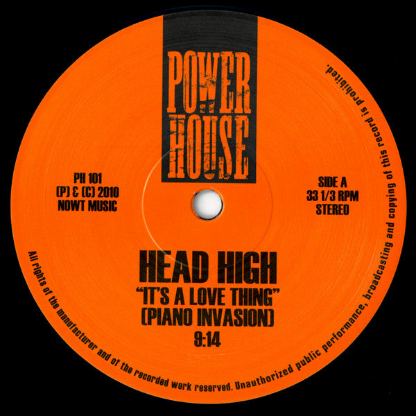 Head High – It's A Love Thing (Piano Invasion)