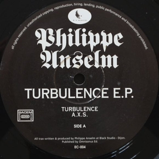 Philippe Anselm – Turbulence E.P.