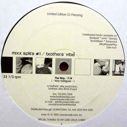 Brothers' Vibe / Christiano & Davidino – Mixx Splits #1