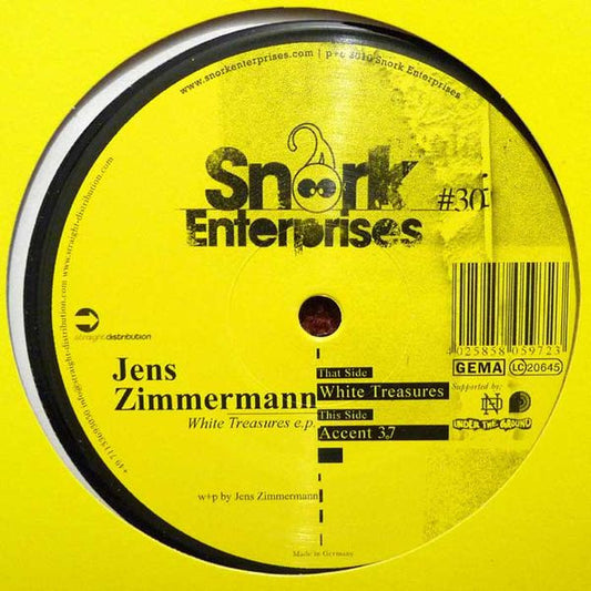 Jens Zimmermann ‎– White Treasures E.P.