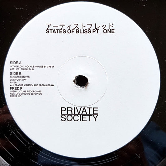 Fred P – States Of Bliss Pt. One
