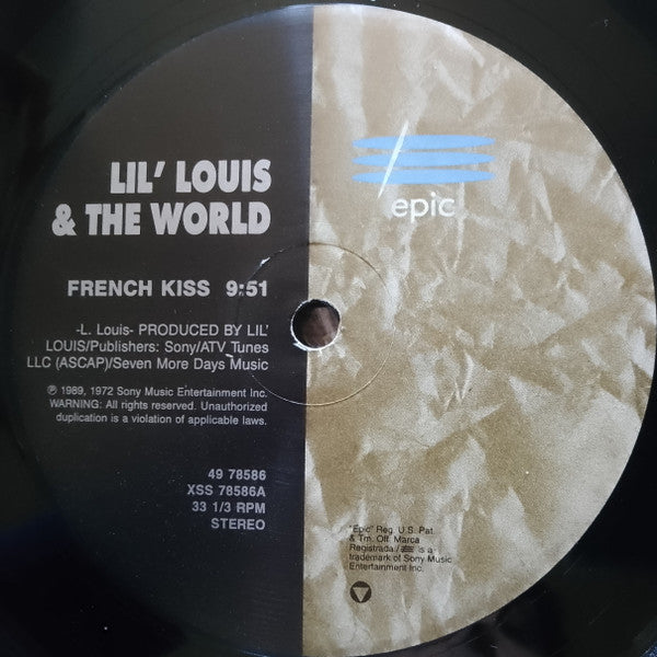 Lil' Louis & The World – French Kiss / Club Lonely