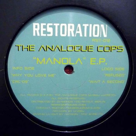 The Analogue Cops ‎– Manola E.P.