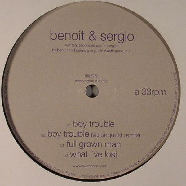 Benoit & Sergio – Boy Trouble