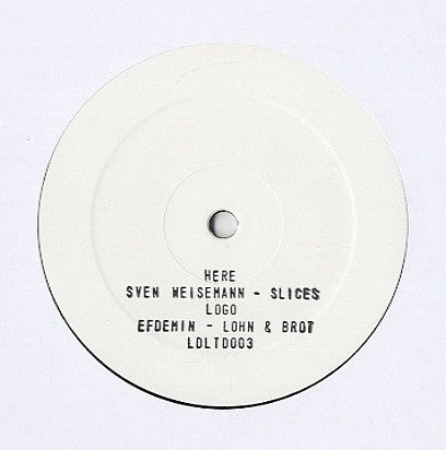 Sven Weisemann / Efdemin – Slices / Lohn & Brot