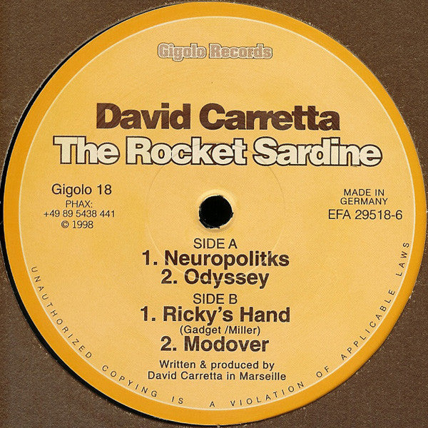 David Carretta – The Rocket Sardine