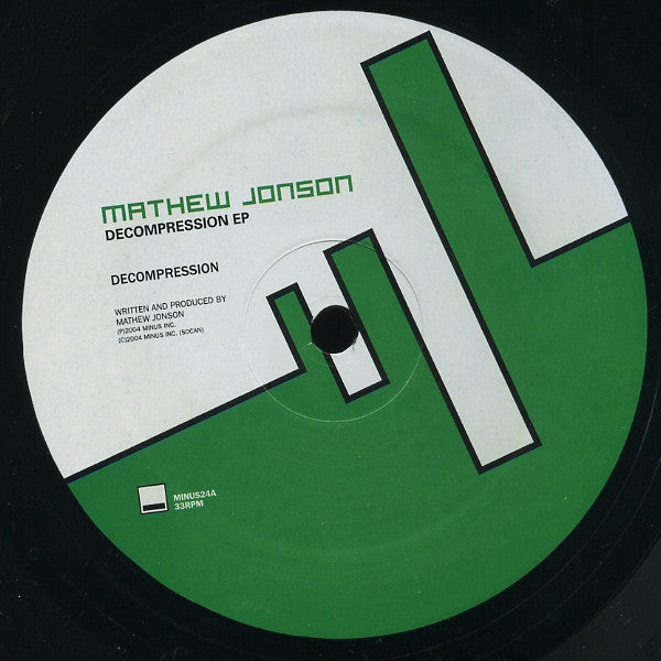 Mathew Jonson ‎– Decompression EP