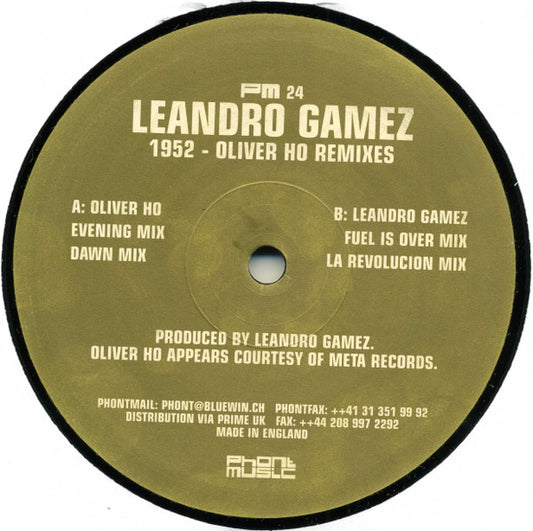 Leandro Gamez – 1952 (Oliver Ho Remixes)