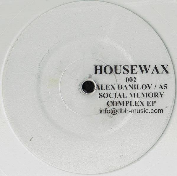 Alex Danilov / A5 ‎– Social Memory Complex EP