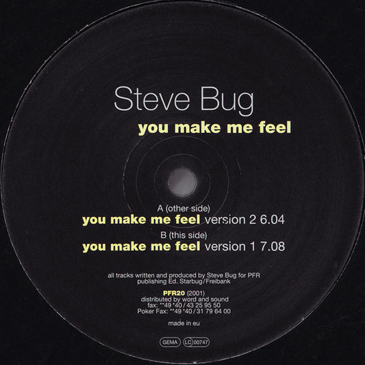 Steve Bug ‎– You Make Me Feel