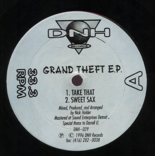 Nick Holder – Grand Theft E.P.