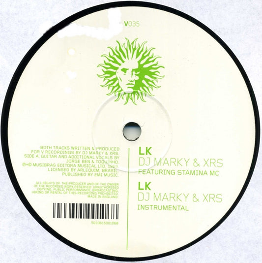 DJ Marky & XRS feat. Stamina MC ‎– LK 'Carolina Carol Bela'