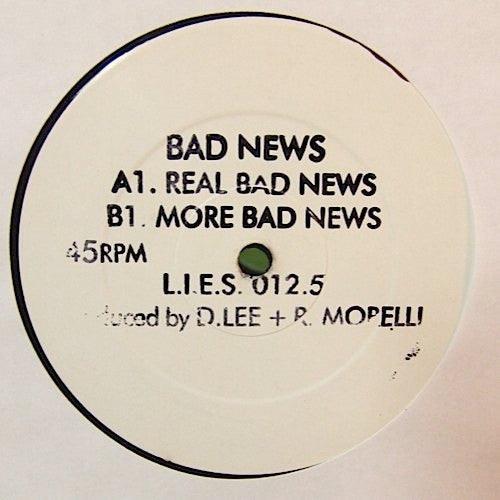 Bad News (Lee Douglas+Ron Morelli) ‎– Real Bad News