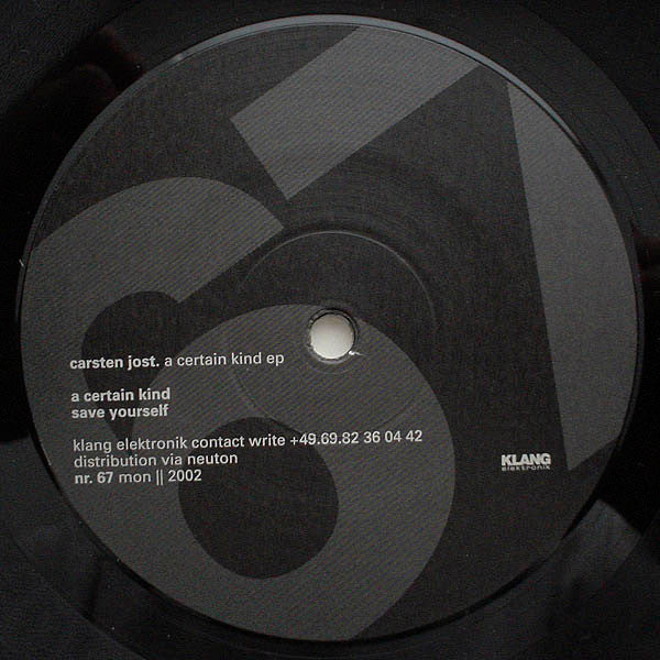 Carsten Jost – A Certain Kind EP