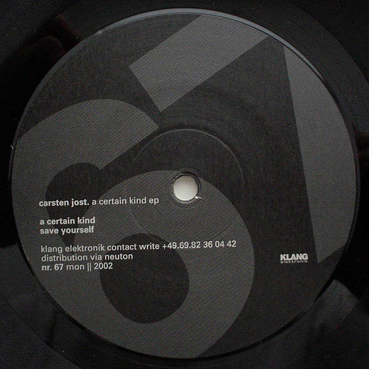 Carsten Jost – A Certain Kind EP