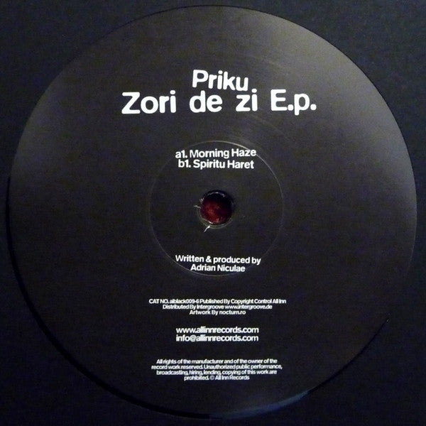 Priku – Zori De Zi E.p.