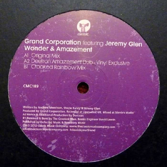 Grand Corporation feat. Jeremy Glen – Wonder & Amazement