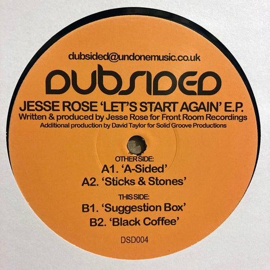Jesse Rose – Let's Start Again EP