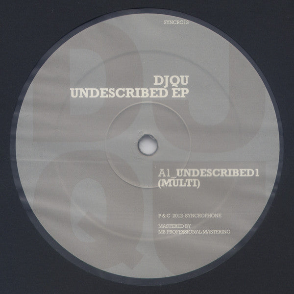DJ Qu – Undescribed EP