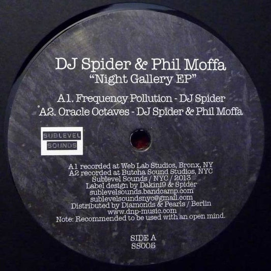 DJ Spider & Phil Moffa ‎– Night Gallery EP