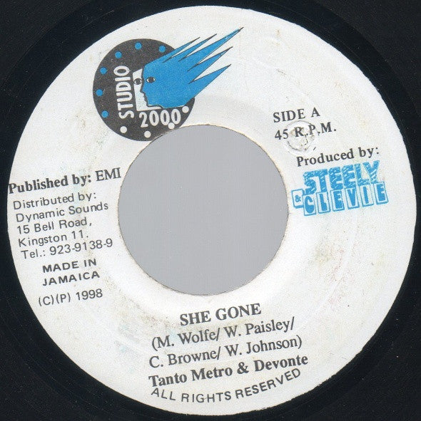 Tanto Metro & Devonte ‎– She Gone