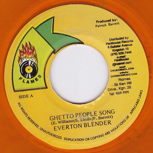 Everton Blender – Ghetto People Song