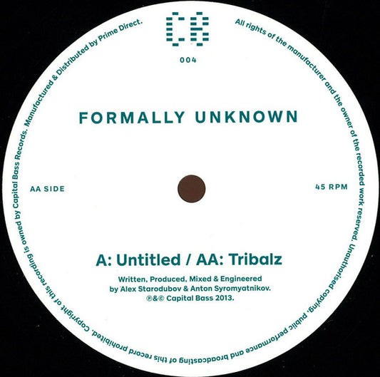 Formally Unknown – Untitled / Tribalz