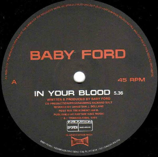 Baby Ford ‎– In Your Blood