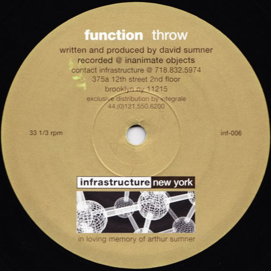 Function / Aural Emote – Throw / Second Thought