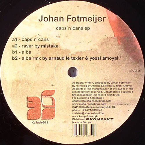 Johan Fotmeijer – Caps 'N' Cans