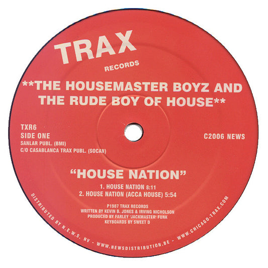 The Housemaster Boyz & The Rude Boy Of House ‎– House Nation