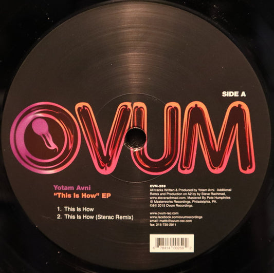 Yotam Avni – This Is How EP