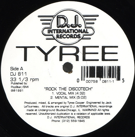 Tyree – Rock The Discotech