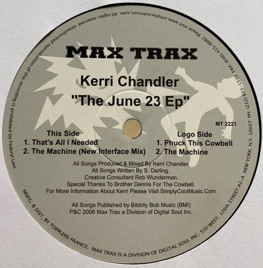 Kerri Chandler – The June 23 EP
