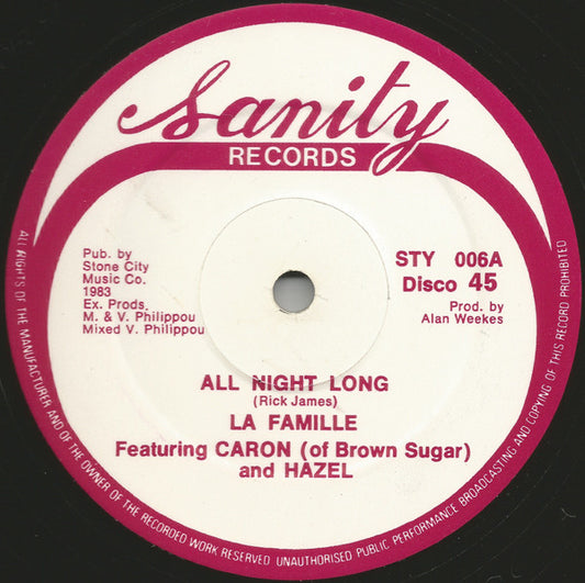 La Famille – All Night Long