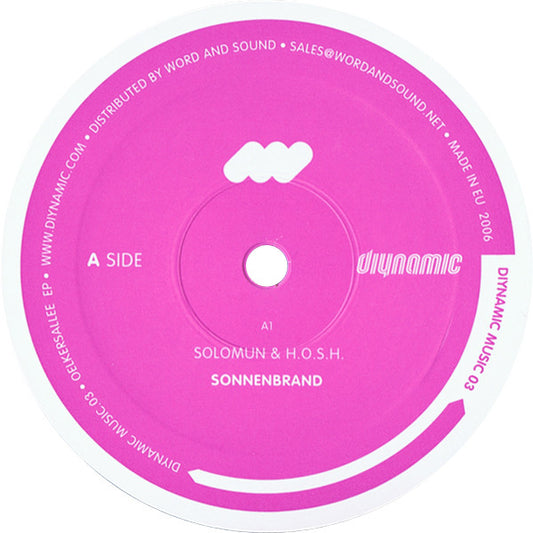 Solomun & H.O.S.H. ‎– Oelkersallee EP