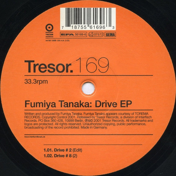 Fumiya Tanaka – Drive EP