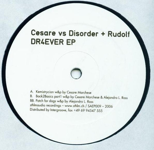 Cesare vs. Disorder + Rudolf – DR4EVER EP