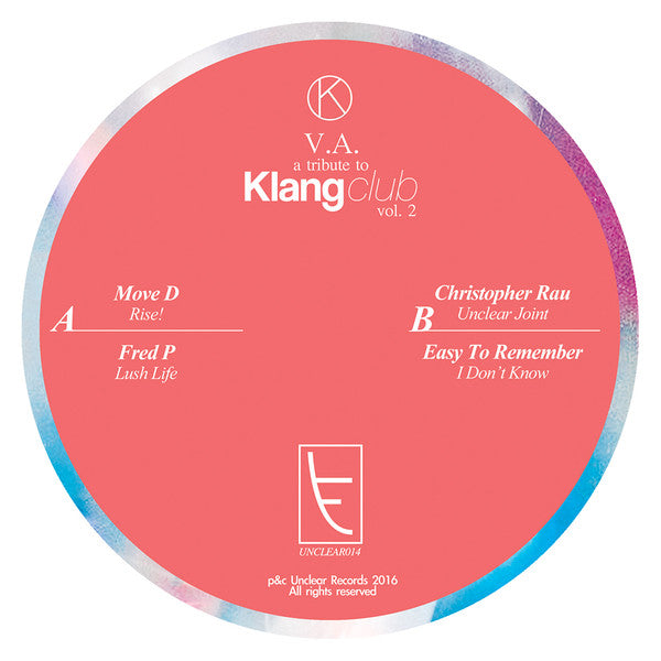 Various ‎– A Tribute To Klang Club Vol. 2