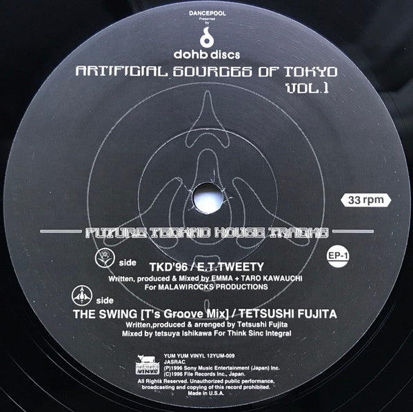 E.T. Tweety / Tetsushi Fujita – Artificial Sources Of Tokyo Vol. 1 (EP-1)