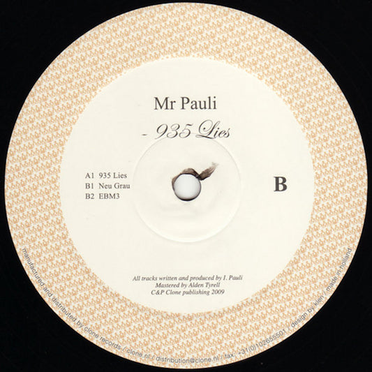 Mr Pauli ‎– 935 Lies