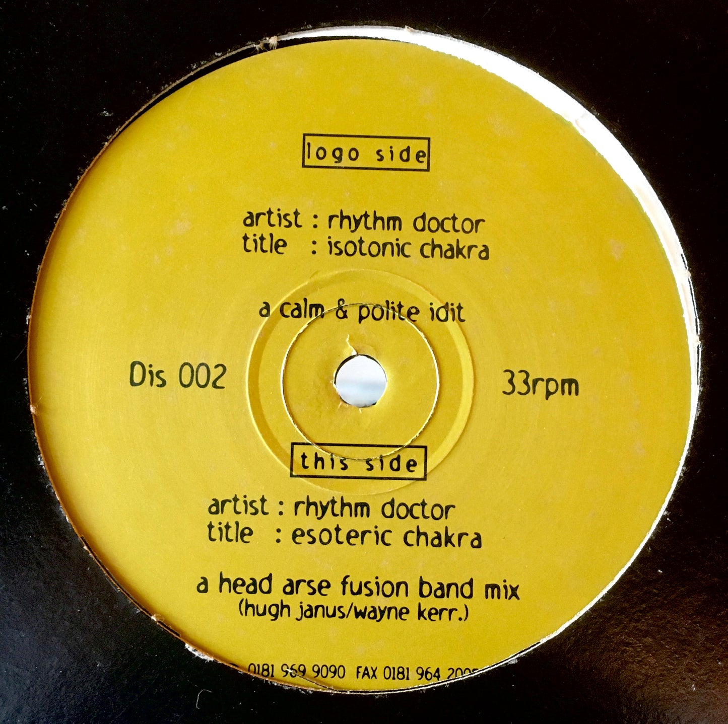 Rhythm Doctor – Esoteric Chakra (Idjut Boys remixes)