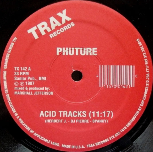 Phuture ‎– Acid Tracks