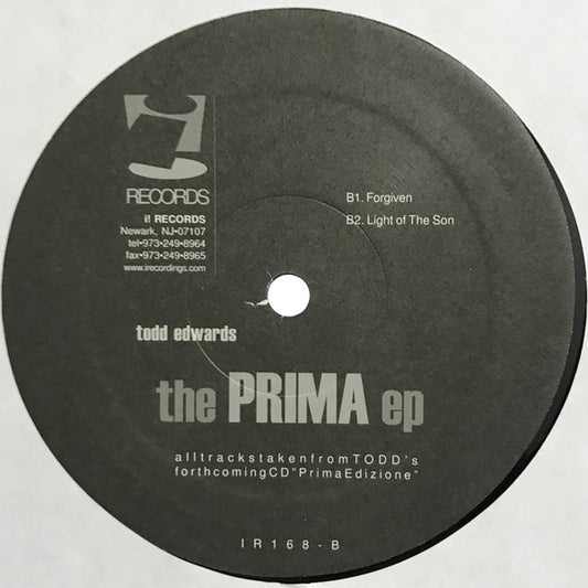 Todd Edwards ‎– The Prima EP