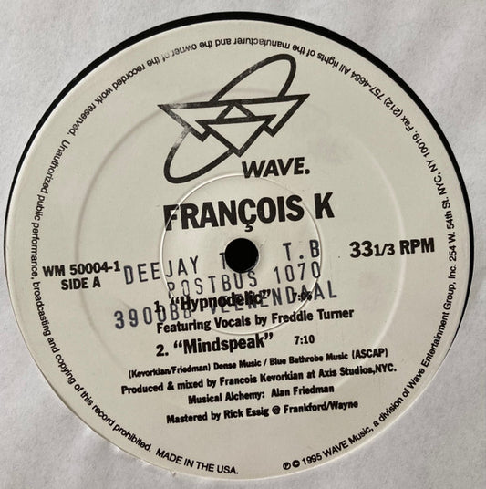 François K ‎– FK-EP